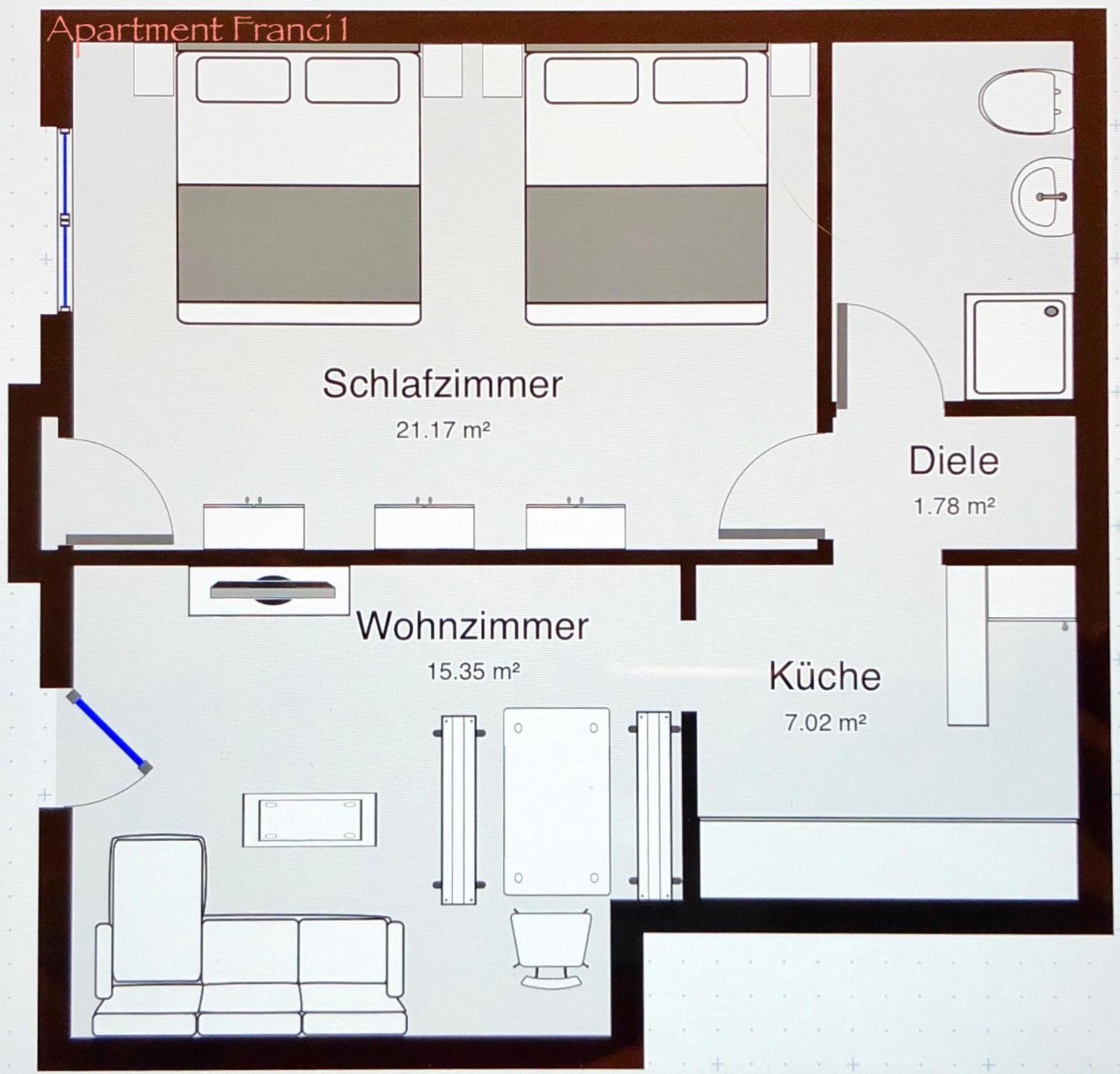 Apartment Franci Wiebelskirchen Exterior foto